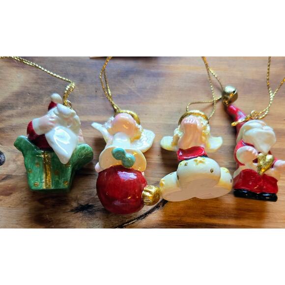 Midwest of Cannon Falls Angel Christmas Ornaments Fran Welch Collection Lot Of 4 - Picture 4 of 7